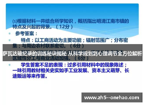 萨瓦达破纪录的训练秘诀揭秘 从科学规划到心理调节全方位解析 萨瓦达破纪录的训练秘诀揭秘 从科学规划到心理调节全方位解析
