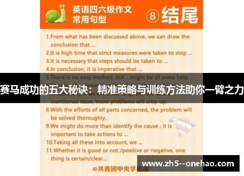 赛马成功的五大秘诀：精准策略与训练方法助你一臂之力